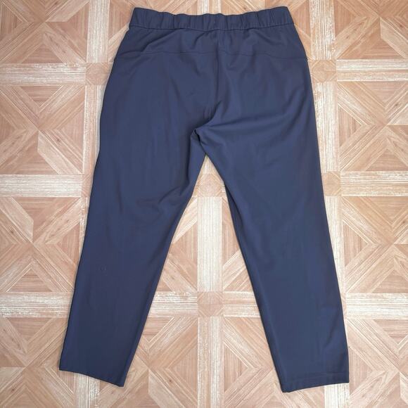 Lululemon Dark Shadow On the Fly 7/8 Crop Pant Womens Size 12 High Rise Slim Fit - Picture 9 of 14